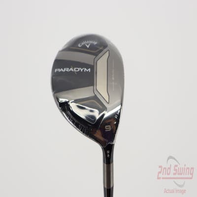 Mint Callaway Paradym Fairway Wood 9 Wood 9W 24° Aldila Ascent Blue 40 Graphite Ladies Right Handed 40.5in