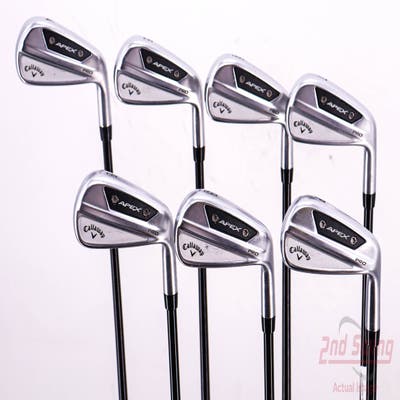 Callaway Apex Pro 24 Iron Set 4-PW Accra I Series Graphite Stiff Right Handed 38.5in