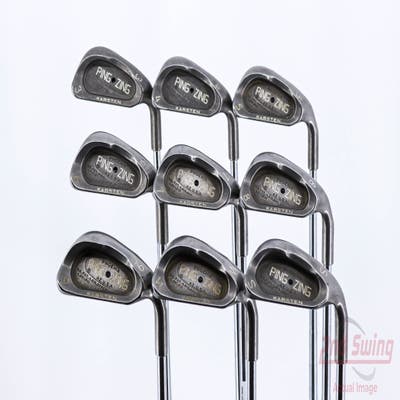 Ping Zing Iron Set 3-PW SW Ping KT-M Steel Stiff Right Handed Black Dot 37.5in