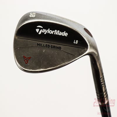 TaylorMade Milled Grind Black Wedge Lob LW 58° 9 Deg Bounce True Temper Dynamic Gold Steel Wedge Flex Right Handed 35.5in