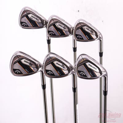 Callaway Mavrik Max Womens Iron Set 6-PW AW UST Mamiya Recoil ESX 450 F1 Graphite Ladies Right Handed 36.75in