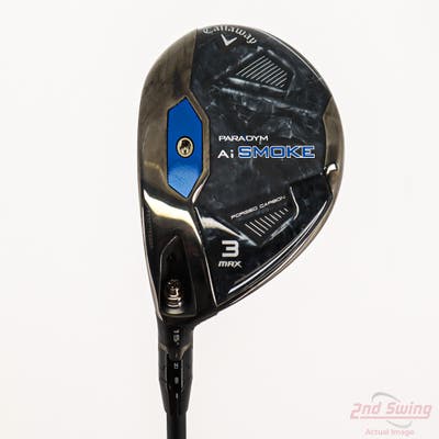 Mint Callaway Paradym Ai Smoke Max Fairway Wood 3 Wood 3W 15° MCA Tensei AV-XLINK Blue 65 Graphite Stiff Left Handed 43.25in