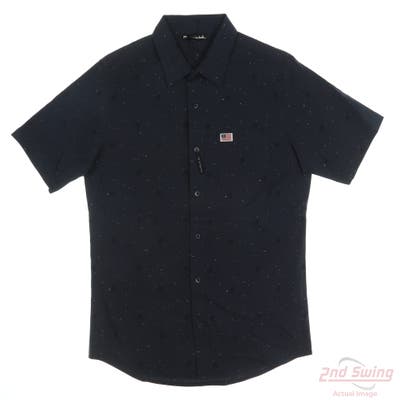 New Mens Travis Mathew Polo XX-Large XXL Navy Blue MSRP $100