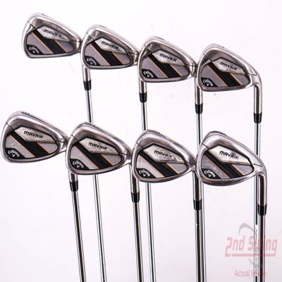 Callaway Mavrik Iron Set 4-PW AW True Temper Elevate 95 Steel Stiff Right Handed 38.25in