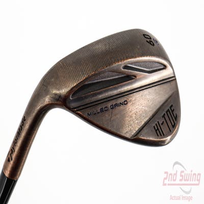 TaylorMade Milled Grind HI-TOE 3 Copper Wedge Lob LW 60° 10 Deg Bounce FST KBS Hi-Rev 2.0 115 Steel Wedge Flex Left Handed 35.0in