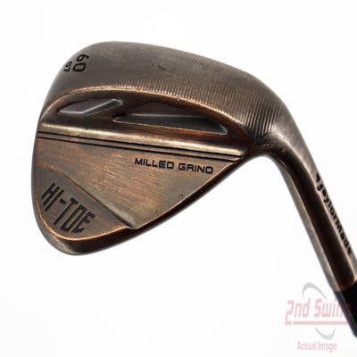 TaylorMade Milled Grind HI-TOE 3 Copper Wedge Lob LW 60° 7 Deg Bounce FST KBS Hi-Rev 2.0 115 Steel Wedge Flex Right Handed 35.0in