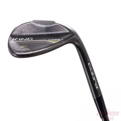 Cobra KING MIM Black Wedge Lob LW 58° 8 Deg Bounce V Grind FST KBS Hi-Rev 2.0 125 Steel Stiff Right Handed 35.5in