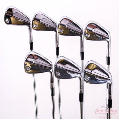 Wilson Staff 2024 Staff Model Blade Iron Set 4-PW Dynamic Gold Mid 115 Steel Stiff Right Handed 38.25in