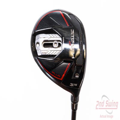 TaylorMade Stealth 2 Plus Fairway Wood 3 Wood 3W 15° Mitsubishi Kai'li Red 75 Graphite Stiff Right Handed 43.25in