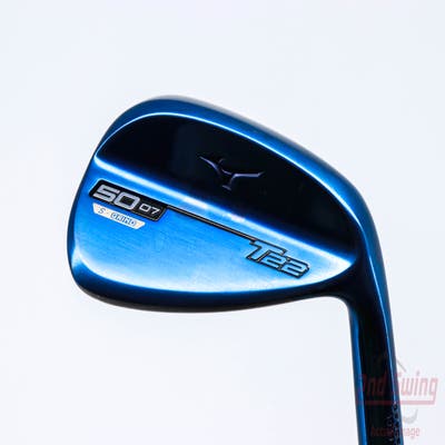 Mizuno T22 Blue Wedge Gap GW 50° 7 Deg Bounce S Grind Dynamic Gold Tour Issue S400 Steel Stiff Right Handed 35.5in