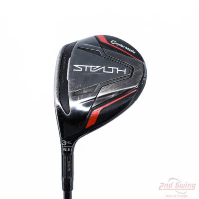 TaylorMade Stealth Fairway Wood 3 Wood HL 16.5° Fujikura Ventus Red 6 Graphite Stiff Left Handed 43.75in