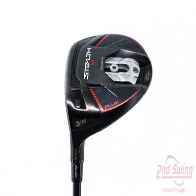 TaylorMade Stealth 2 Plus Fairway Wood 3 Wood 3W 15° MCA Tensei AV Blue Raw 65 Graphite Stiff Left Handed 43.75in