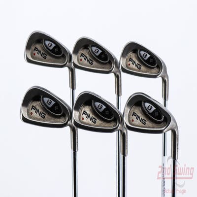 Ping i3 + Iron Set 5-PW Stock Steel Shaft Steel Stiff Right Handed Red dot 38.0in