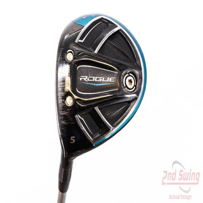 Callaway Rogue Fairway Wood 5 Wood 5W Aldila Quaranta Blue 50 Graphite Senior Left Handed 42.75in