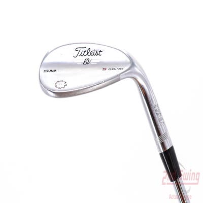 Titleist Vokey SM6 Tour Chrome Wedge Sand SW 56° 10 Deg Bounce S Grind SM6 BV Steel Wedge Flex Right Handed 35.25in