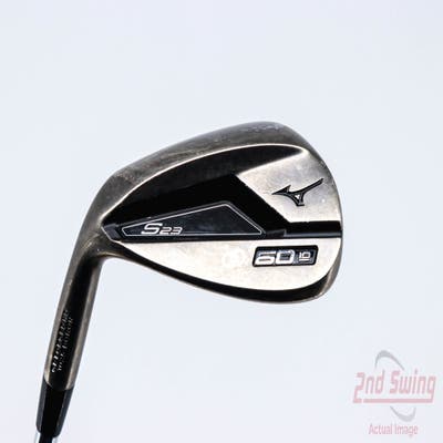 Mizuno S23 Copper Cobalt Wedge Lob LW 60° 10 Deg Bounce C Grind FST KBS Hi-Rev 2.0 Steel Wedge Flex Left Handed 35.25in