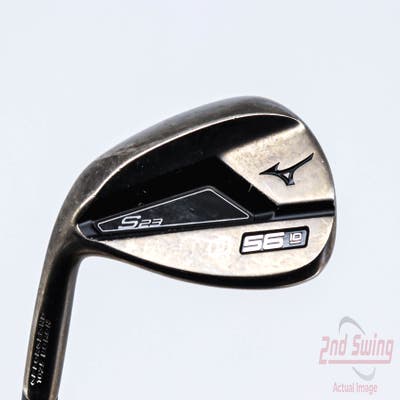 Mizuno S23 Copper Cobalt Wedge Sand SW 56° 10 Deg Bounce D Grind FST KBS Hi-Rev 2.0 Steel Wedge Flex Left Handed 35.0in