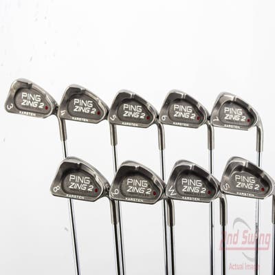 Ping Zing 2 Iron Set 3-PW SW Ping JZ Steel Stiff Right Handed Red dot 38.5in