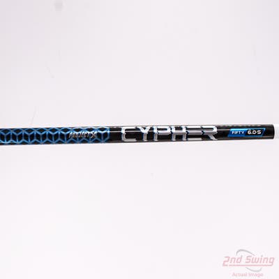 Used W/ Cleveland Adapter Project X Cypher Black 50g Driver Shaft Stiff 45.0in