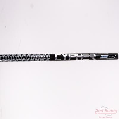 Used W/ Cleveland Adapter Project X Cypher Black 40g Driver Shaft Stiff 45.0in