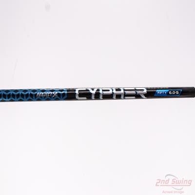 Used W/ Cleveland Adapter Project X Cypher Black 50g Driver Shaft Stiff 43.75in