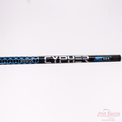 Used W/ Cleveland Adapter Project X Cypher Black 50g Driver Shaft Regular 43.25in