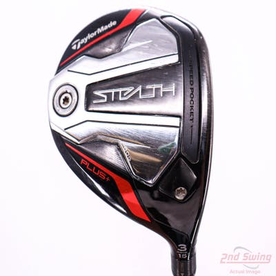 TaylorMade Stealth Plus Fairway Wood 3 Wood 3W 15° Graphite Design Tour AD DI-7 Graphite Stiff Right Handed 43.25in