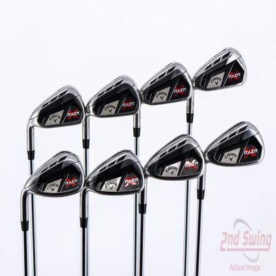 Callaway Razr X Iron Set 4-PW AW Callaway Razr X Iron Steel Steel Uniflex Left Handed 38.0in