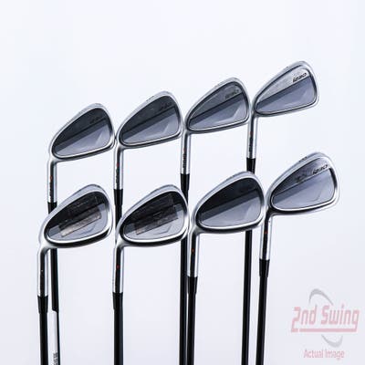 Ping i230 Iron Set 4-PW GW FST KBS TGI 80 Graphite Stiff Left Handed Orange Dot 38.0in