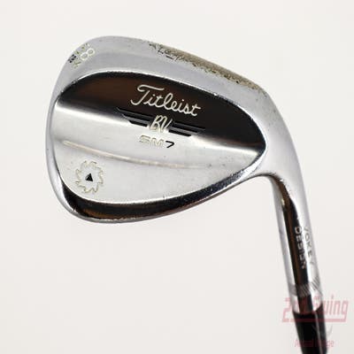 Titleist Vokey SM7 Tour Chrome Wedge Lob LW 58° 8 Deg Bounce M Grind Stock Steel Wedge Flex Right Handed 35.0in