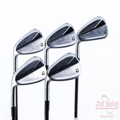 TaylorMade 2021 P790 Iron Set 7-PW GW Mitsubishi MMT 75 Graphite Stiff Left Handed 37.0in