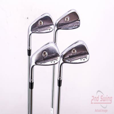 Callaway Apex MB 21 Iron Set 8-PW AW Dynamic Gold Tour Issue X100 Steel X-Stiff Left Handed 37.25in