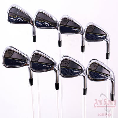 Callaway Paradym X Iron Set 4-PW AW VA Composites Rajin 75 Graphite Wedge Flex Right Handed 39.25in