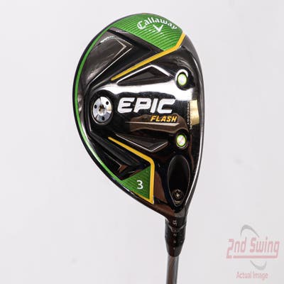 Callaway EPIC Flash Fairway Wood 3 Wood 3W 15° Project X EvenFlow Green 65 Graphite Regular Right Handed 43.0in