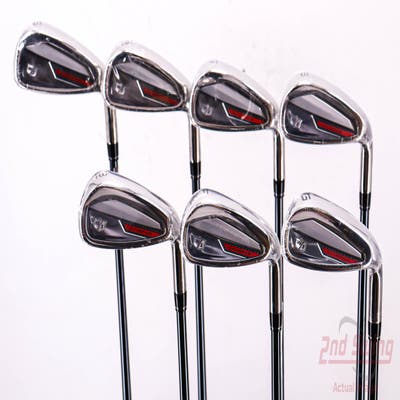 Mint Wilson Staff Dynapwr Iron Set 5-PW GW UST Mamiya Recoil 65 Dart Graphite Regular Right Handed 38.5in