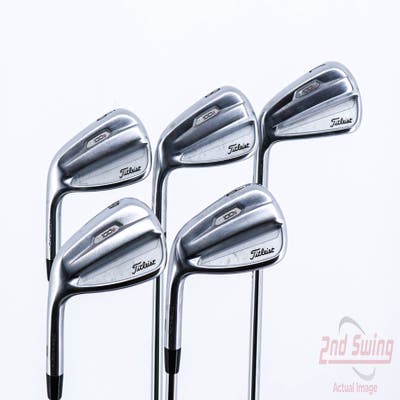 Titleist 2021 T100S Iron Set 7-PW AW True Temper Dynamic Gold 105 Steel Stiff Left Handed 37.25in