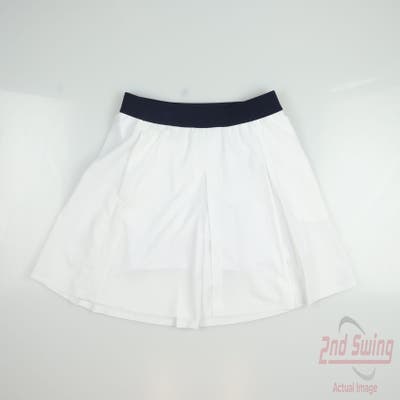 New Womens Puma Club Pleated Skort Small S White MSRP $70