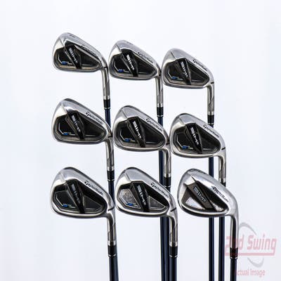 TaylorMade SIM2 MAX OS Iron Set 4-PW AW SW Fujikura Ventus Blue 6 Graphite Regular Right Handed 38.5in