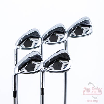 Ping G430 HL Iron Set 7-PW AW ALTA Quick 45 Graphite Senior Left Handed Blue Dot 37.5in