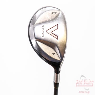 TaylorMade V Steel Fairway Wood 7 Wood 7W 21° TM M.A.S.2 Graphite Regular Right Handed 42.5in