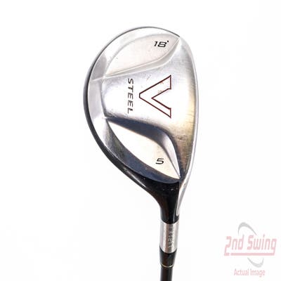 TaylorMade V Steel Fairway Wood 5 Wood 5W 18° TM M.A.S.2 Graphite Regular Right Handed 42.75in