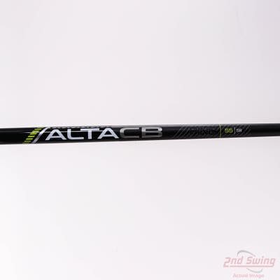 Used W/ Ping RH Adapter Ping ALTA CB 55 Black Driver Shaft Senior 44.5in