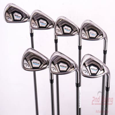 Callaway Rogue Iron Set 5-PW AW Aldila Synergy Blue 60 Graphite Regular Right Handed 38.25in