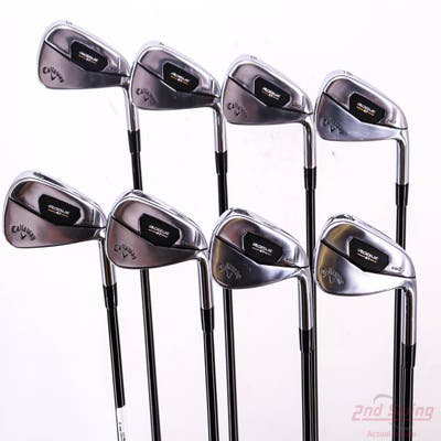 Callaway Rogue ST Pro Iron Set 3-PW Mitsubishi MMT 95 Graphite Stiff Right Handed 37.75in