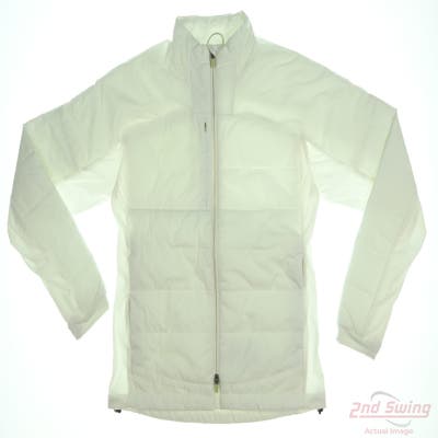 New Womens Puma Kyley Quilted Jacket Small S White MSRP $70