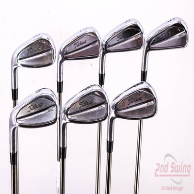 Titleist 2023 T200 Iron Set 5-PW GW UST Mamiya Recoil 65 F2 Graphite Senior Left Handed 38.75in