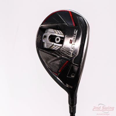 TaylorMade Stealth 2 Fairway Wood 3 Wood 3W 15° Mitsubishi Kai'li Red 65 Graphite Regular Right Handed 43.25in