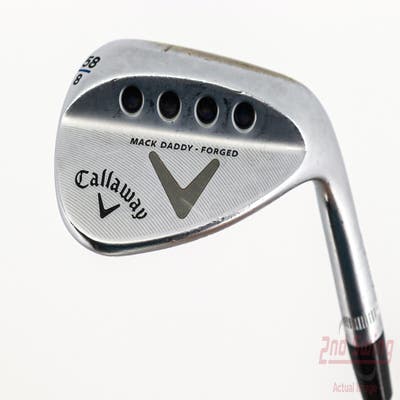 Callaway Mack Daddy Forged Chrome Wedge Lob LW 58° 8 Deg Bounce Dynamic Gold Spinner TI 115 Steel Wedge Flex Right Handed 35.0in