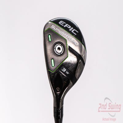 Callaway EPIC Super Hybrid 3 Hybrid 18° Aerotech SteelFiber fc75 Graphite Stiff Left Handed 41.5in