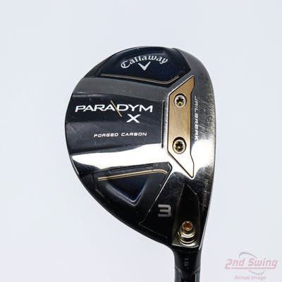 Callaway Paradym X Fairway Wood 3 Wood 3W 15° PX HZRDUS Silver Gen4 60 Graphite Stiff Right Handed 42.75in